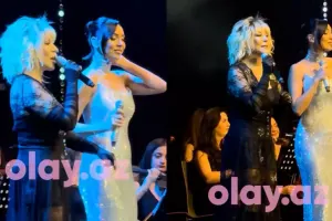 Alsu Brilliant Dadaşova ilə Bakı konsertində duet oxuyub, rəqs etdi