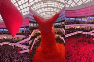 “Sevgililər günü”ndə 99 minlik şar şousu!