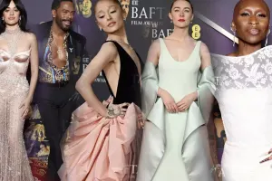 BAFTA qırmızı xalısından görüntülər