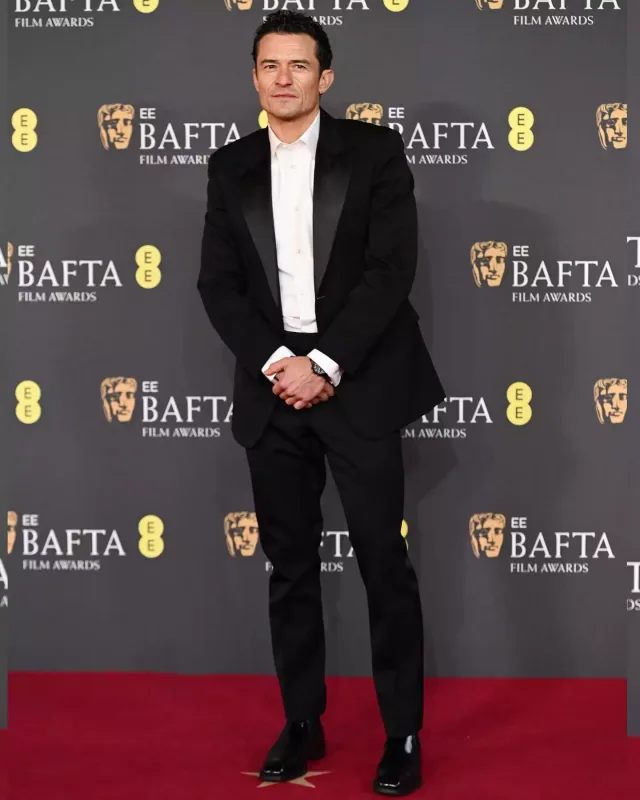 BAFTA qırmızı xalısından görüntülər