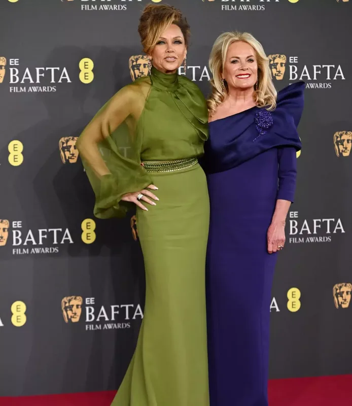 BAFTA qırmızı xalısından görüntülər