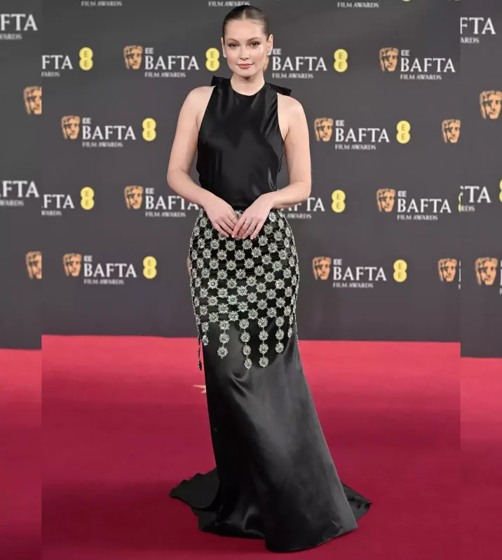BAFTA qırmızı xalısından görüntülər