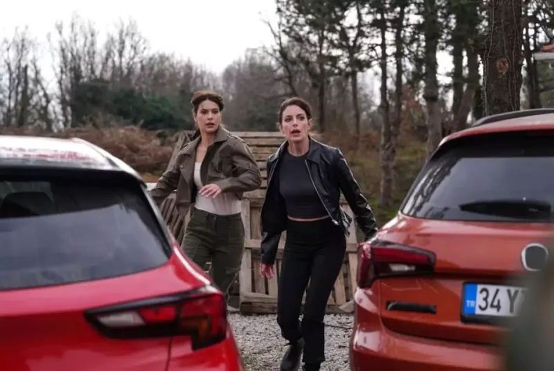 Türkiyəli aktrisaların da olduğu təyyarəni ildırım vurdu