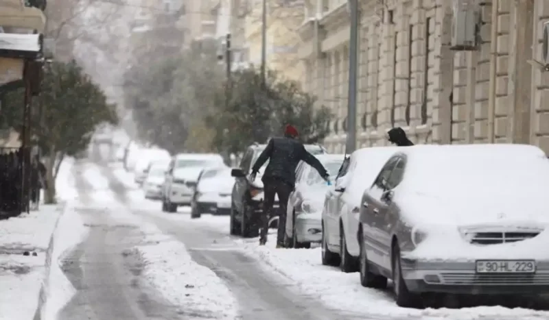 Bakıya bu tarixdə qar yağacaq