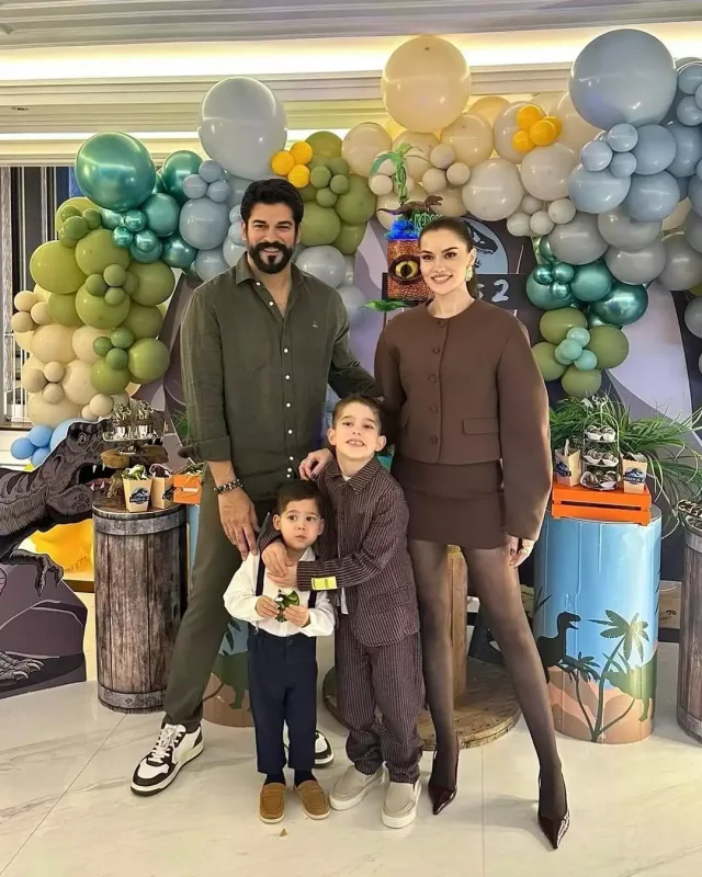 Burak və Fahriyedən oğullarına doğum günü sürprizi