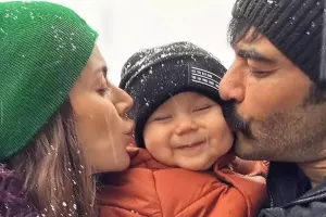 Ailəsi ilə şəkillərini paylaşdı