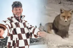 Eldar parkda gördüyü tülkünü evinə aparmaq istədi