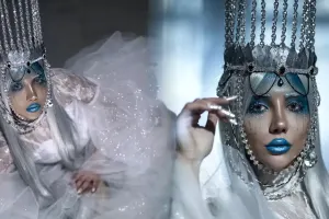 Azərbaycanlı müğənni qeyri-adi obrazda