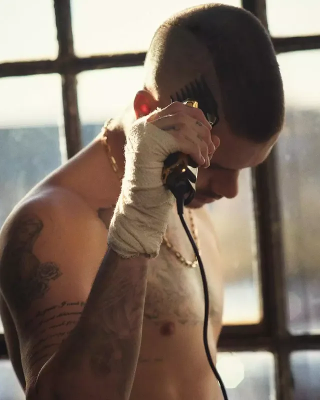 Bekhamların oğlundan fotolar