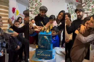 Zaur doğum gününü kimsəsiz uşaqlarla keçirtdi