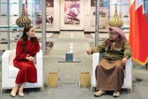 Bəhreyn Krallığının Vəliəhdi və Baş naziri Leyla Əliyevanı qəbul etdi