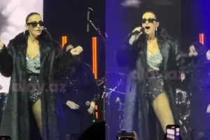 Sıla səhnəyə bodidə çıxdı