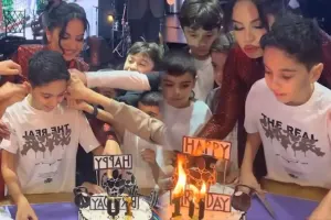 Sevda oğluna doğum günü keçirtdi