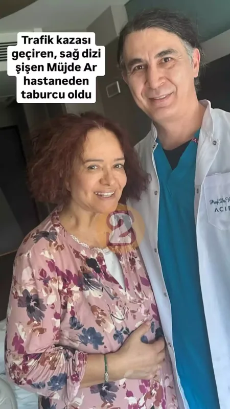 Müjde Arın xəstəxanadan fotosu yayıldı