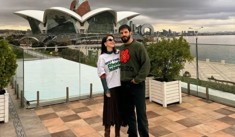 Özge Bakıda çəkilən şəkillərini paylaşdı