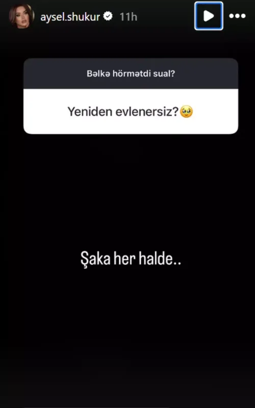 “Yenidən evlənirsiniz?” sualına Ayseldən reaksiya!
