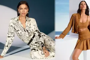 İrina Şeyk türk brendi üçün pozalar verdi