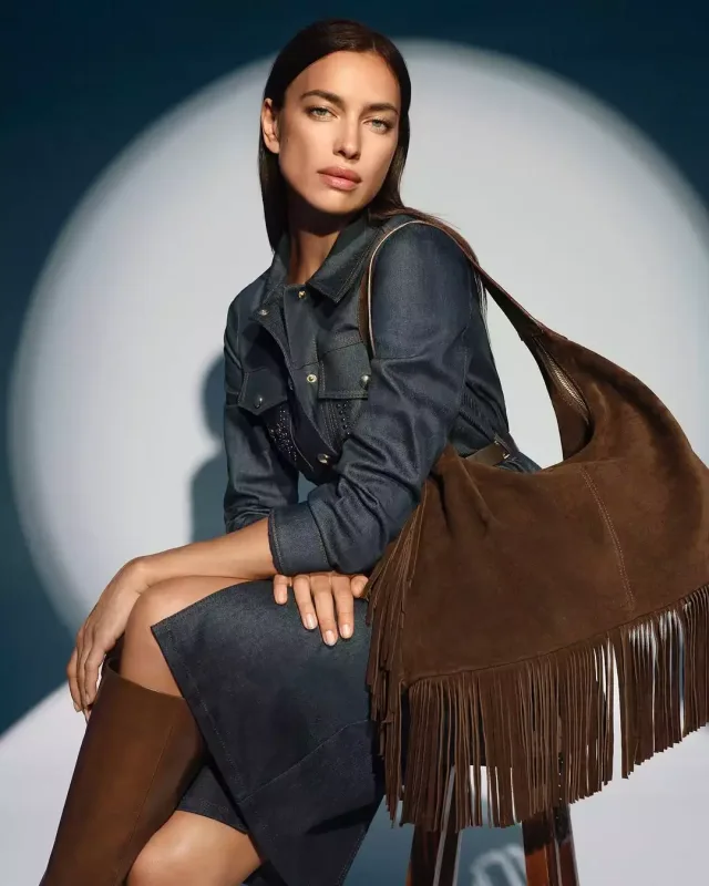 İrina Şeyk türk brendi üçün pozalar verdi