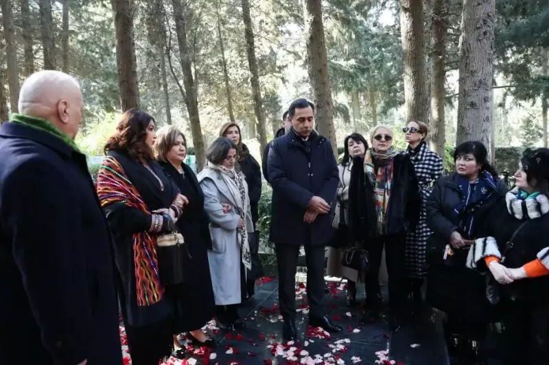 Bəşir Səfəroğlunun xatirəsi yad edildi - Fotolar