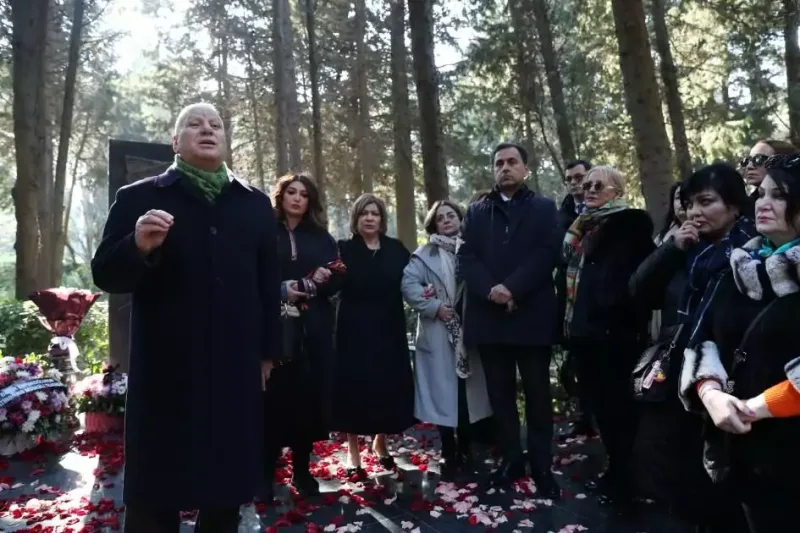 Bəşir Səfəroğlunun xatirəsi yad edildi - Fotolar