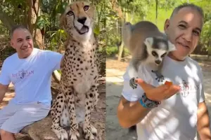 Leopardı tumarladı, lemuru yemlədi - Ədalətin Afrika tətili