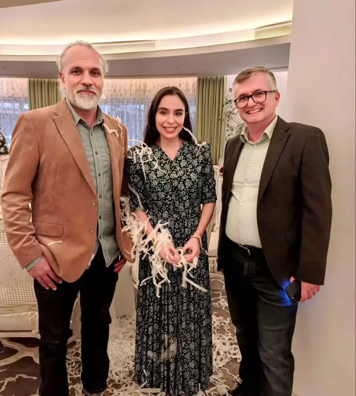 Leyla və Arzu Əliyevalar iftar məclisində - Fotolar