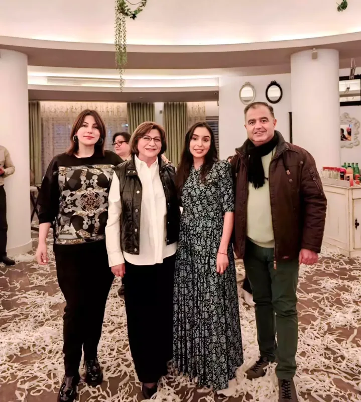 Leyla və Arzu Əliyevalar iftar məclisində - Fotolar