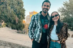 İbrahimlə Özge çəkilişdə... - Video