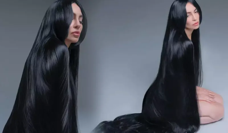 Qara saçlı “Rapunzel” Günay