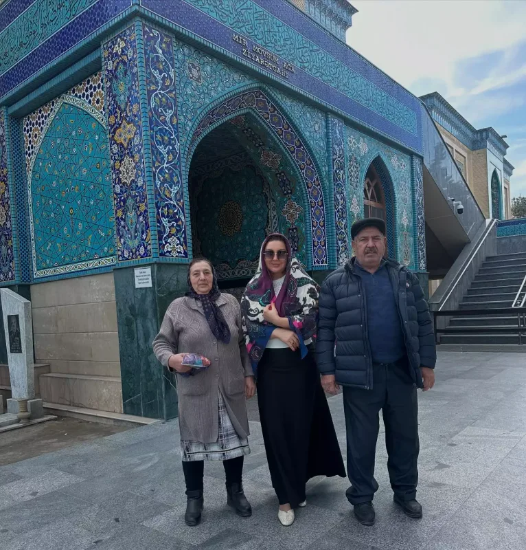 Nazilə  qurban kəsdirdi