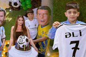 Şəbnəm oğluna ad günü keçirdi