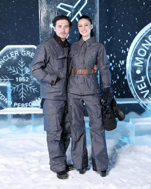 Alp dağlarında moda nümayişi!