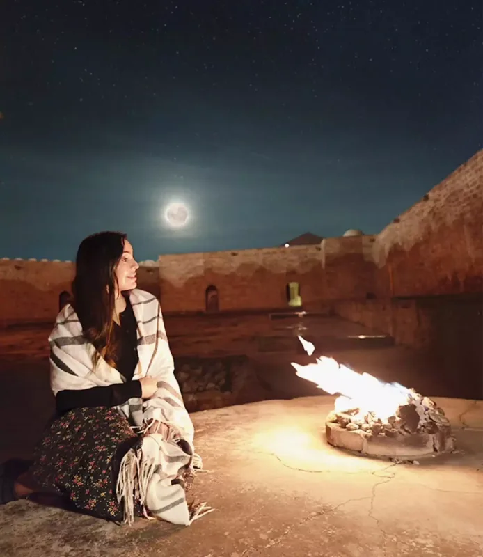 Leyla Əliyeva “Atəşgah məbədi”ndə