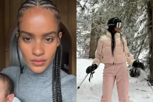 Vinsent Kassel sevgilisi və oğlu ilə belə dincəlir