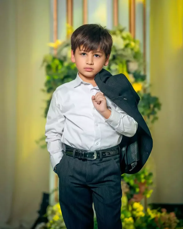 Rafael Ağayev oğlu ilə…