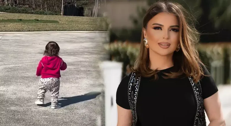 Sevda qızının ilk addımlarını paylaşdı