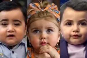 Aparıcıların süni intellektlə uşaqlıq fotoları