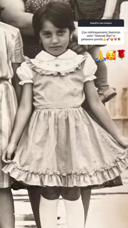 Lalə uşaqlıq fotolarını paylaşıb, bunları yazdı
