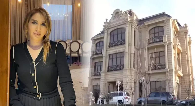 Bu da Elnarənin 3 mərtəbəli villası