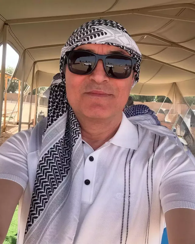 Mənsum İbrahimov səhrada