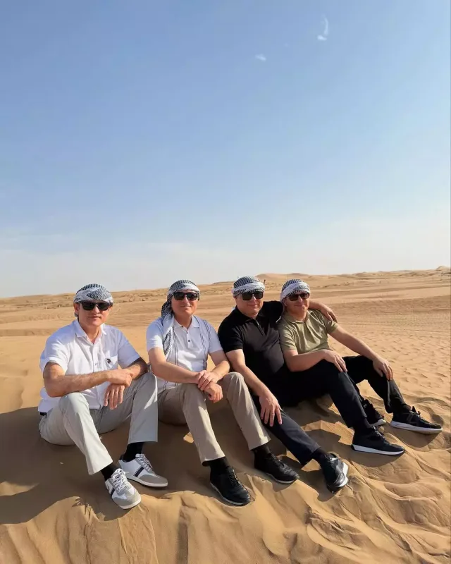 Mənsum İbrahimov səhrada