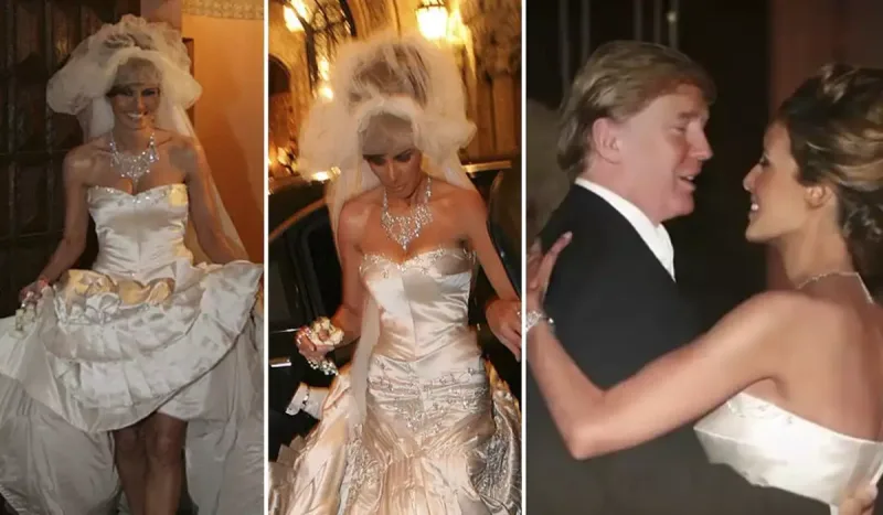Melaniya Trampın gəlinliyi 45 min dollara satışa çıxarılıb