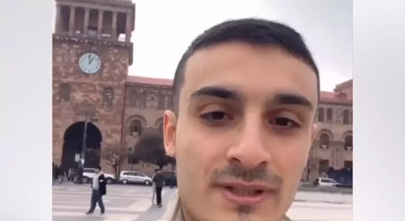 Bu gəncin İrəvana gedib Azərbaycan dilində danışması gündəm oldu