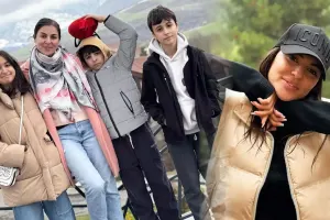 Sevincin uşaqları ilə İsmayıllıdakı tətili