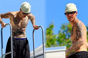 Castin bu dəfə yarıçılpaq halda görüntüləndi