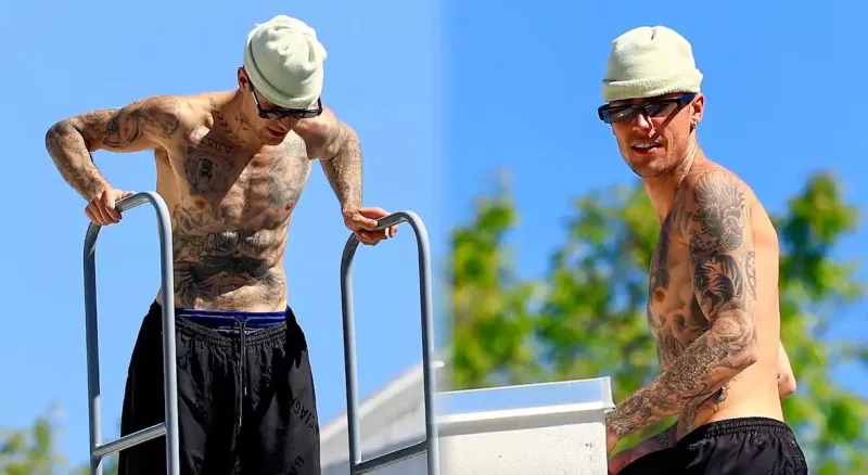 Castin bu dəfə yarıçılpaq halda görüntüləndi