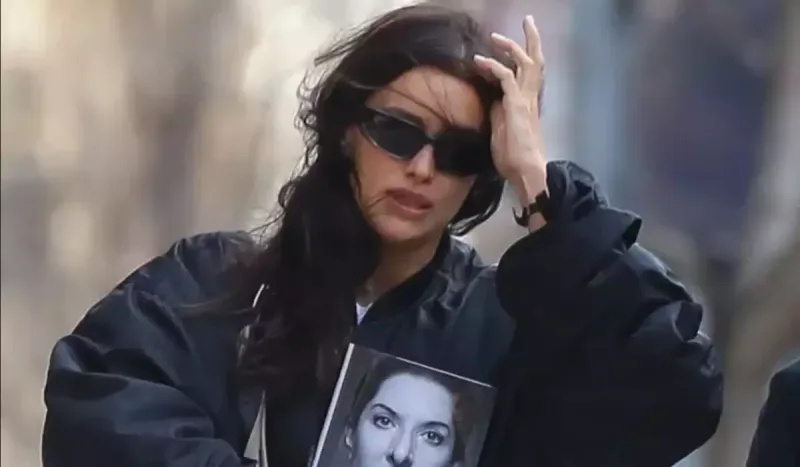 İrina Şeyk Nyu-York küçələrində...