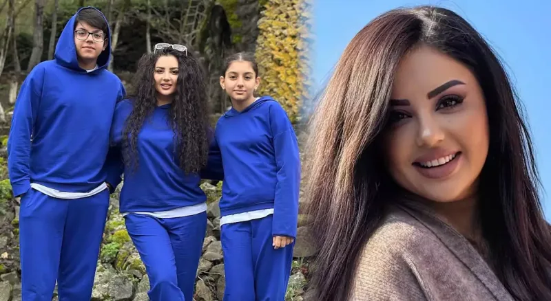 Xəyalədən övladları ilə paylaşım