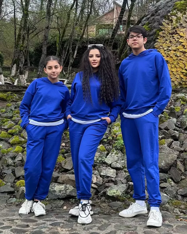 Xəyalədən övladları ilə paylaşım