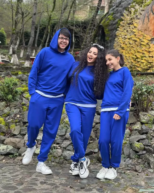 Xəyalədən övladları ilə paylaşım